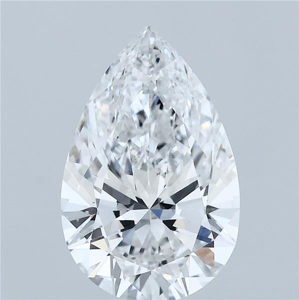 2.55 Carat Pear Shaped, Ideal Cut, D Color, VVS1 Clarity, IGI Certified Lab Grown Diamond