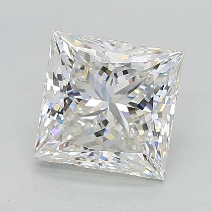 3.03 Carat Princess Shaped, Ideal Cut, G Color, VS1 Clarity, IGI Certified Lab Grown Diamond