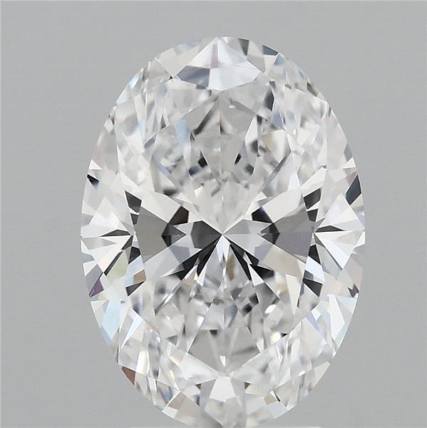 3.52 Carat Oval Shaped, Excellent Cut, D Color, VVS1 Clarity, IGI Certified Lab Grown Diamond