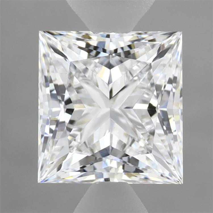2.28 Carat Princess Shaped, Ideal Cut, D Color, VVS2 Clarity, IGI Certified Lab Grown Diamond