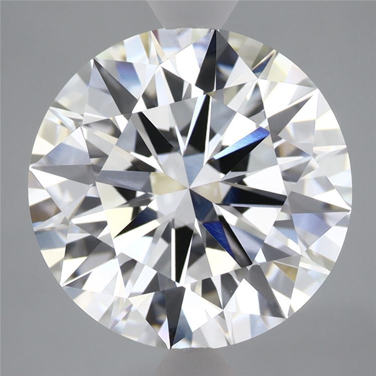 5.07 Carat Round Shaped, Ideal Cut, F Color, VVS1 Clarity, IGI Certified Lab Grown Diamond