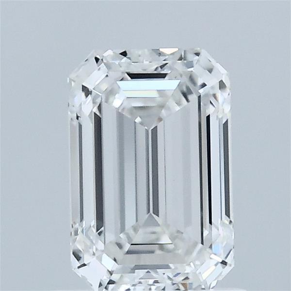 1.10 Carat Emerald Shaped, Ideal Cut, E Color, VVS1 Clarity, IGI Certified Lab Grown Diamond