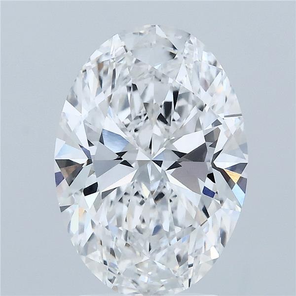 2.92 Carat Oval Shaped, Ideal Cut, D Color, VVS2 Clarity, IGI Certified Lab Grown Diamond