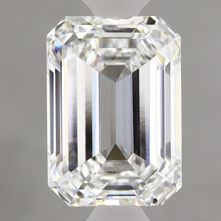 1.39 Carat Emerald Shaped, Ideal Cut, E Color, VVS2 Clarity, IGI Certified Lab Grown Diamond