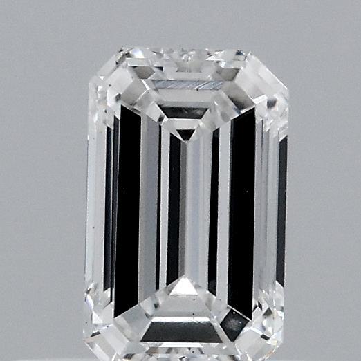 0.43 Carat Emerald Shaped, Excellent Cut, D Color, VS1 Clarity, IGI Certified Lab Grown Diamond