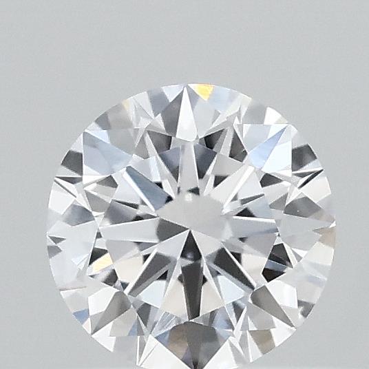 0.36 Carat Round Shaped, Excellent Cut, D Color, VVS2 Clarity, IGI Certified Lab Grown Diamond