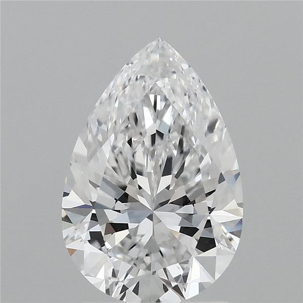 2.00 Carat Pear Shaped, Ideal Cut, D Color, VVS1 Clarity, IGI Certified Lab Grown Diamond