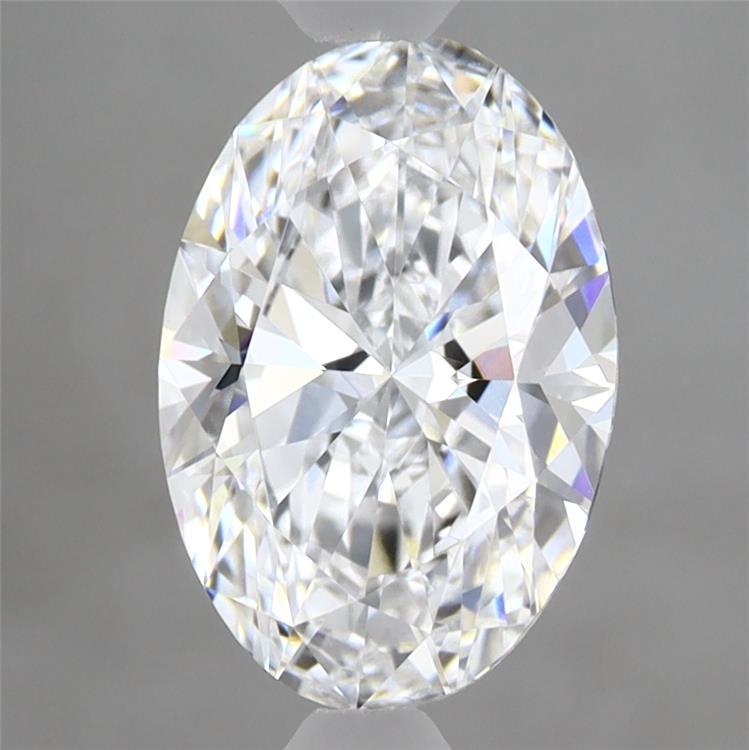 1.97 Carat Oval Shaped, Ideal Cut, D Color, VVS2 Clarity, IGI Certified Lab Grown Diamond