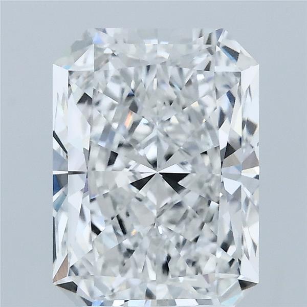 2.90 Carat Radiant Shaped, Ideal Cut, E Color, VVS2 Clarity, IGI Certified Lab Grown Diamond