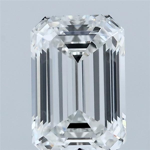 2.03 Carat Emerald Shaped, Ideal Cut, E Color, VVS1 Clarity, IGI Certified Lab Grown Diamond