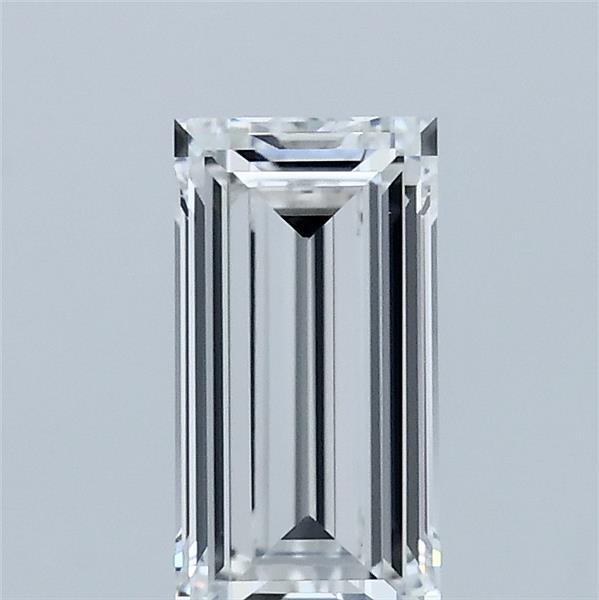1.07 Carat Baguette Shaped, Very Good Cut, E Color, VVS2 Clarity, IGI Certified Lab Grown Diamond