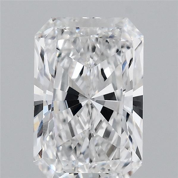 2.07 Carat Radiant Shaped, Ideal Cut, E Color, VVS1 Clarity, IGI Certified Lab Grown Diamond
