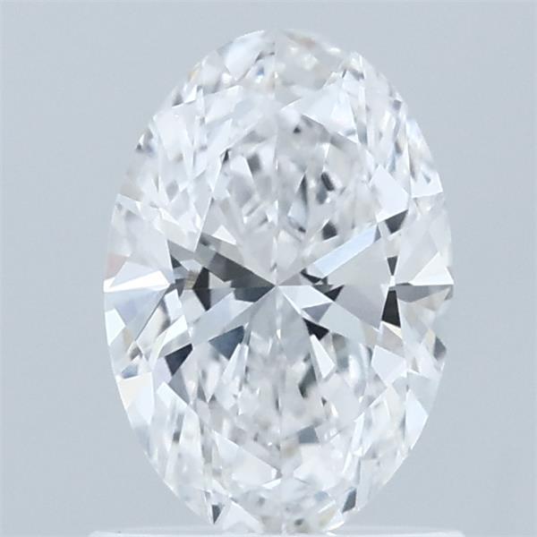 0.95 Carat Oval Shaped, Ideal Cut, D Color, VVS2 Clarity, IGI Certified Lab Grown Diamond