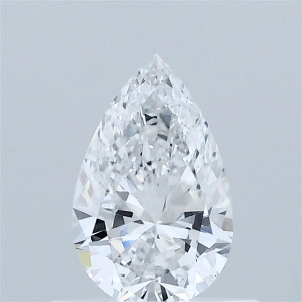 0.53 Carat Pear Shaped, Excellent Cut, D Color, VVS1 Clarity, IGI Certified Lab Grown Diamond