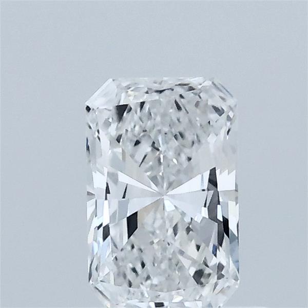 0.59 Carat Radiant Shaped, Excellent Cut, D Color, VVS2 Clarity, IGI Certified Lab Grown Diamond