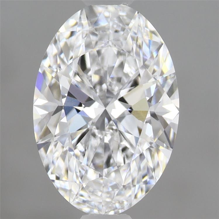 1.53 Carat Oval Shaped, Ideal Cut, D Color, VVS2 Clarity, IGI Certified Lab Grown Diamond
