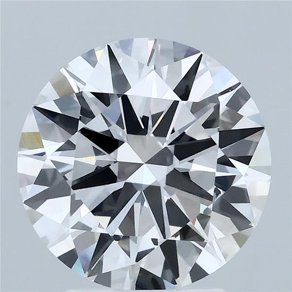 3.00 Carat Round Shaped, Excellent Cut, E Color, VVS2 Clarity, IGI Certified Lab Grown Diamond