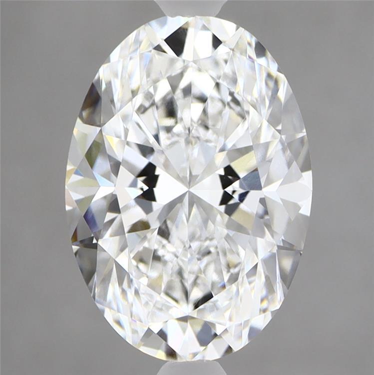 3.07 Carat Oval Shaped, Excellent Cut, D Color, VVS2 Clarity, IGI Certified Lab Grown Diamond