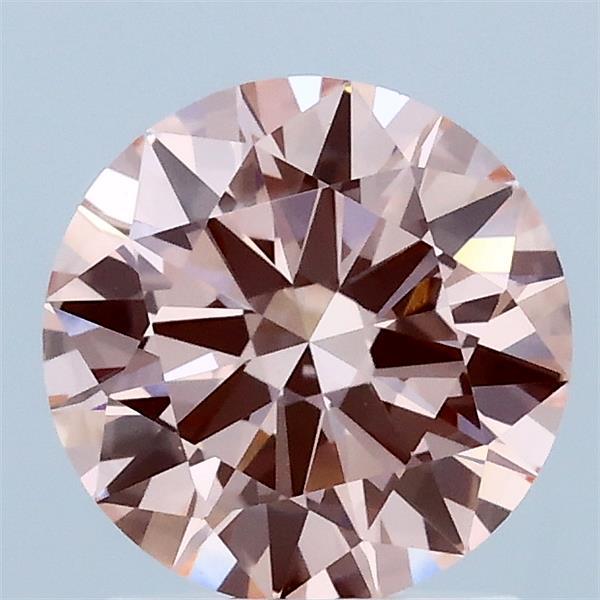 1.50 Carat Round Shaped, Very Good Cut, FANCY VIVID PINK Color, VS1 Clarity, IGI Certified Lab Grown Diamond
