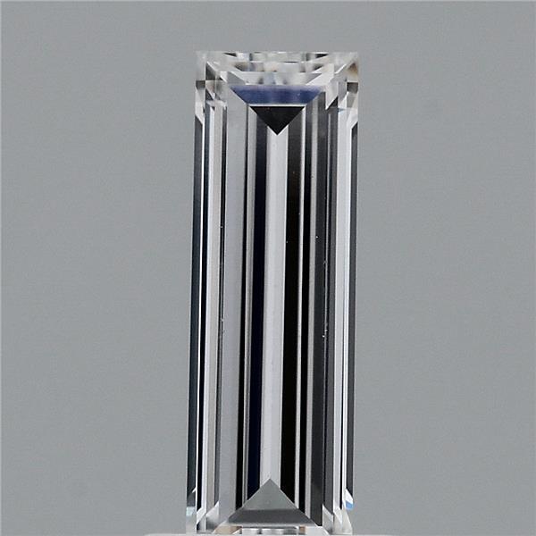0.93 Carat Baguette Shaped, Very Good Cut, E Color, VVS2 Clarity, IGI Certified Lab Grown Diamond