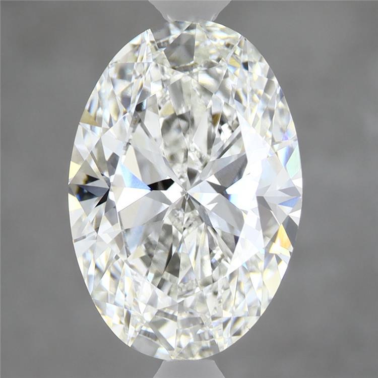 3.76 Carat Oval Shaped, Ideal Cut, F Color, VVS2 Clarity, IGI Certified Lab Grown Diamond