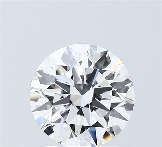 2.03 Carat Round Shaped, Ideal Cut, E Color, VVS2 Clarity, IGI Certified Lab Grown Diamond