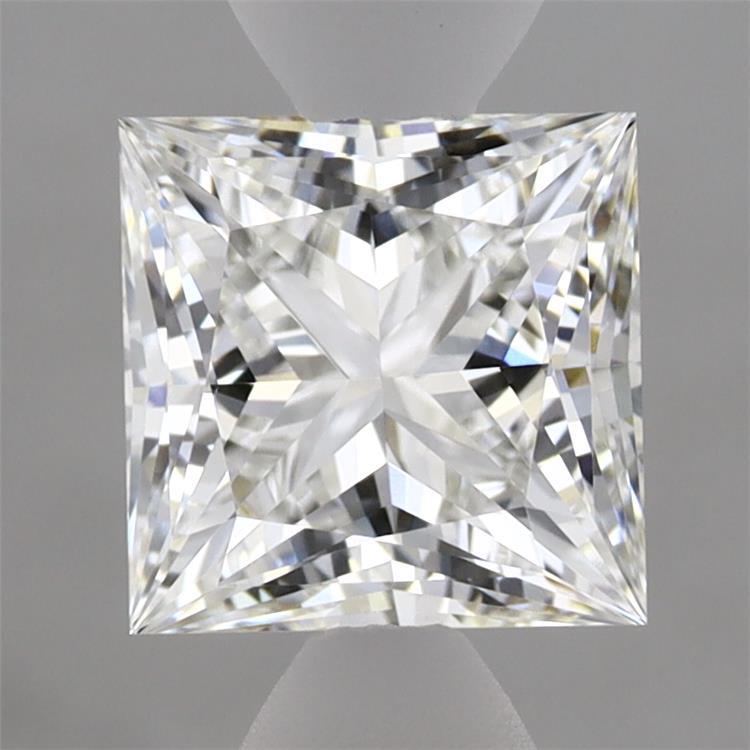 1.95 Carat Princess Shaped, Ideal Cut, E Color, VVS2 Clarity, IGI Certified Lab Grown Diamond