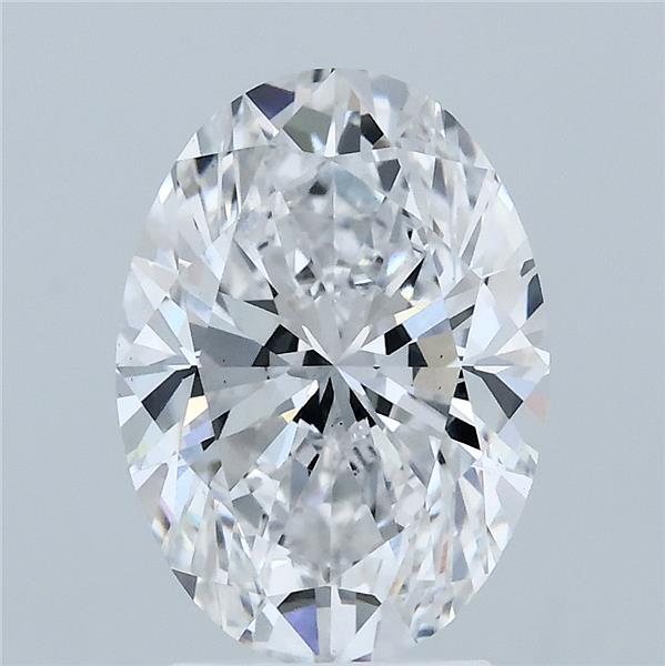 3.00 Carat Oval Shaped, Excellent Cut, E Color, VS2 Clarity, IGI Certified Lab Grown Diamond
