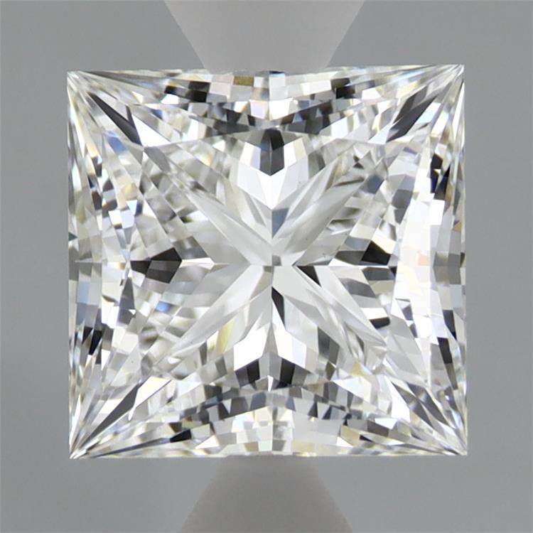 1.90 Carat Princess Shaped, Ideal Cut, E Color, VVS2 Clarity, IGI Certified Lab Grown Diamond