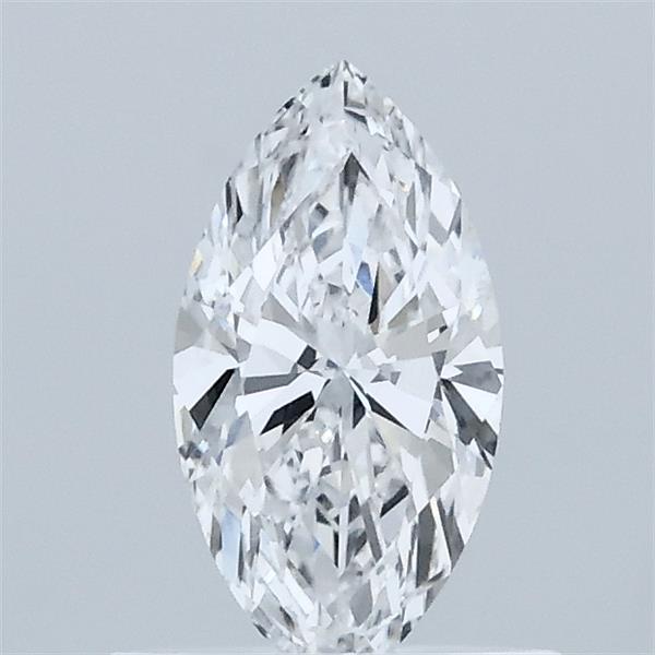 0.53 Carat Marquise Shaped, Ideal Cut, D Color, VVS2 Clarity, IGI Certified Lab Grown Diamond