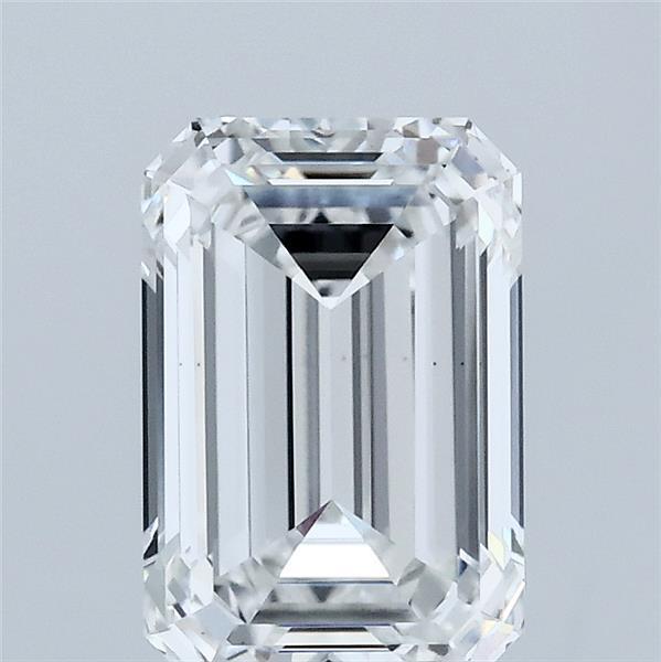 2.03 Carat Emerald Shaped, Ideal Cut, D Color, VS1 Clarity, IGI Certified Lab Grown Diamond