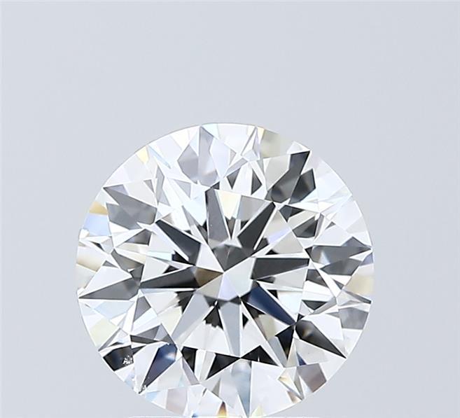 2.04 Carat Round Shaped, Ideal Cut, D Color, VVS2 Clarity, IGI Certified Lab Grown Diamond