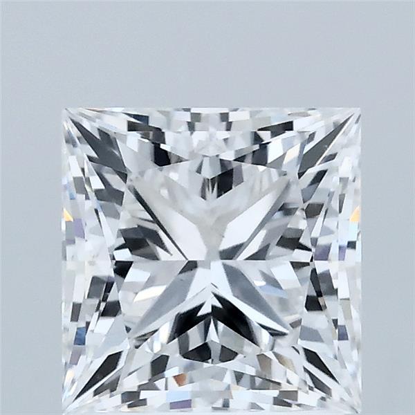 2.01 Carat Princess Shaped, Ideal Cut, E Color, VS1 Clarity, IGI Certified Lab Grown Diamond