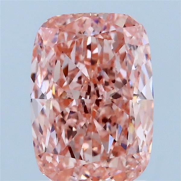 2.08 Carat Cushion Shaped, Excellent Cut, FANCY VIVID PINK Color, VS1 Clarity, IGI Certified Lab Grown Diamond
