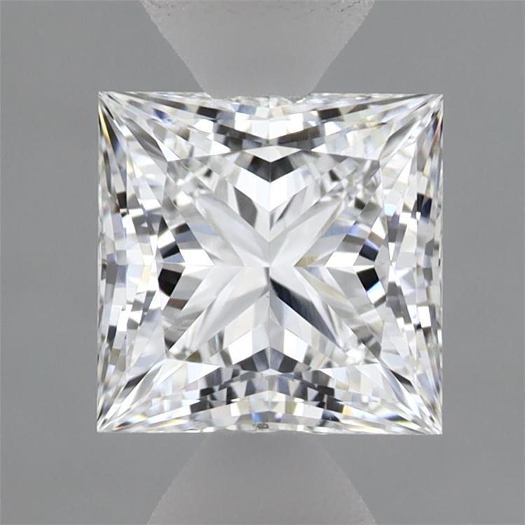 1.30 Carat Princess Shaped, Ideal Cut, D Color, VVS2 Clarity, IGI Certified Lab Grown Diamond
