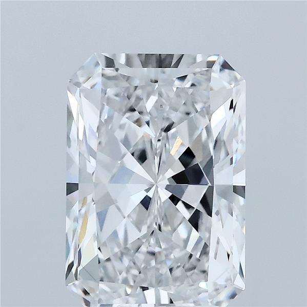 3.00 Carat Radiant Shaped, Excellent Cut, D Color, VS1 Clarity, IGI Certified Lab Grown Diamond