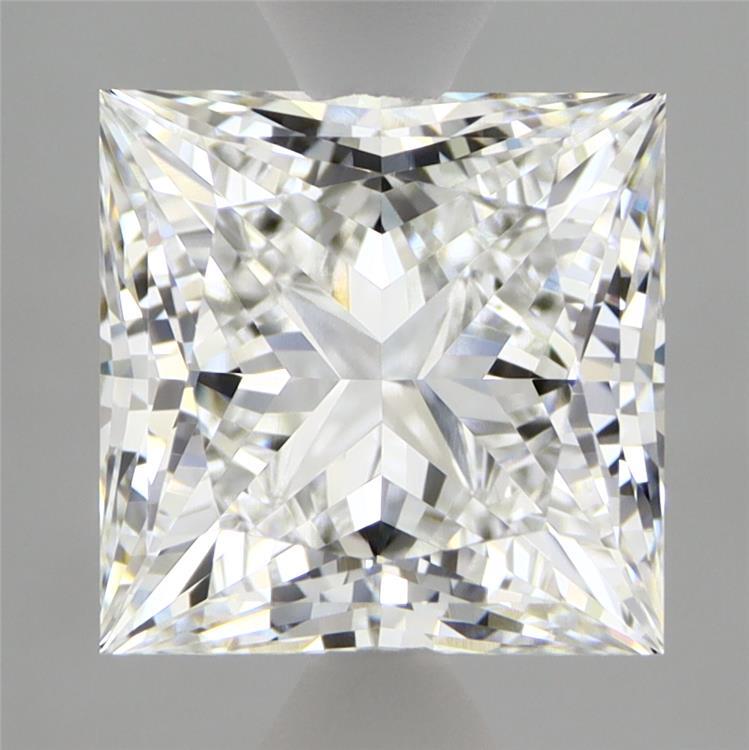 2.91 Carat Princess Shaped, Ideal Cut, E Color, VVS2 Clarity, IGI Certified Lab Grown Diamond