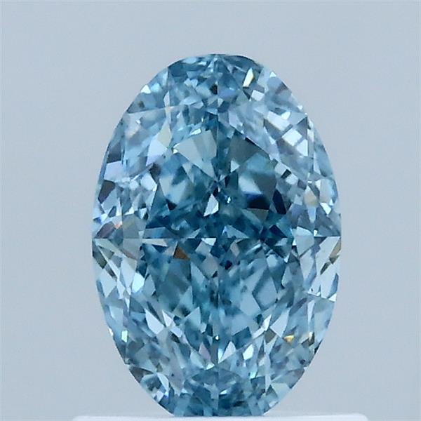 1.01 Carat Oval Shaped, Excellent Cut, FANCY VIVID BLUE Color, VS1 Clarity, IGI Certified Lab Grown Diamond