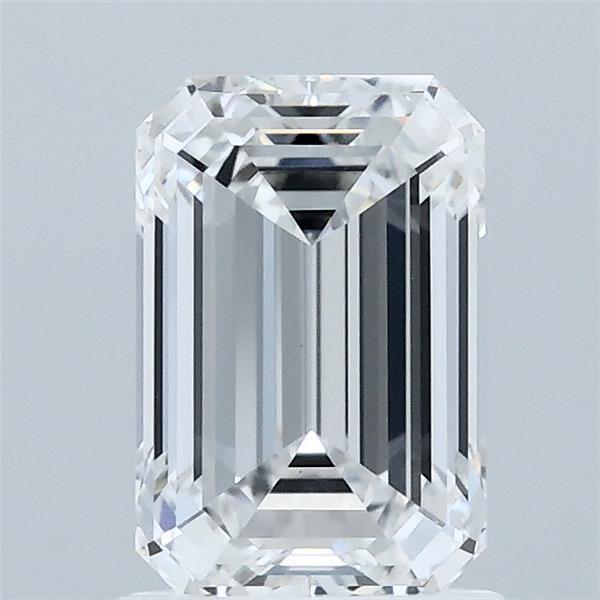 1.60 Carat Emerald Shaped, Ideal Cut, E Color, VS1 Clarity, IGI Certified Lab Grown Diamond