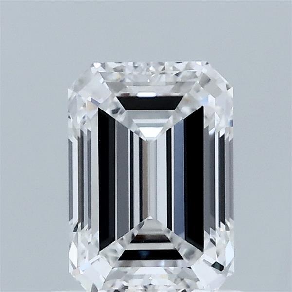 1.08 Carat Emerald Shaped, Ideal Cut, D Color, VVS2 Clarity, IGI Certified Lab Grown Diamond