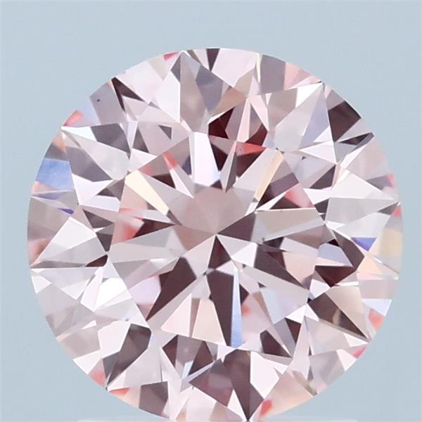 1.85 Carat Round Shaped, Ideal Cut, FANCY VIVID PINK Color, VS1 Clarity, IGI Certified Lab Grown Diamond