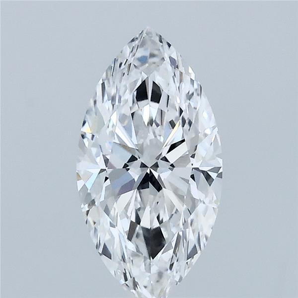 1.09 Carat Marquise Shaped, Ideal Cut, D Color, VVS2 Clarity, IGI Certified Lab Grown Diamond