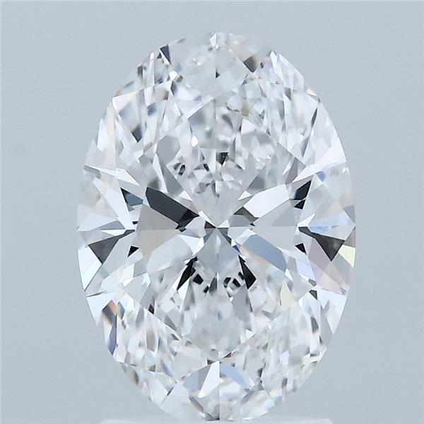 2.10 Carat Oval Shaped, Ideal Cut, D Color, VVS2 Clarity, IGI Certified Lab Grown Diamond