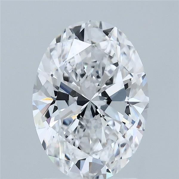 2.02 Carat Oval Shaped, Ideal Cut, D Color, VVS2 Clarity, IGI Certified Lab Grown Diamond