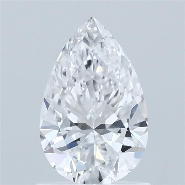 1.00 Carat Pear Shaped, Ideal Cut, D Color, VS2 Clarity, IGI Certified Lab Grown Diamond