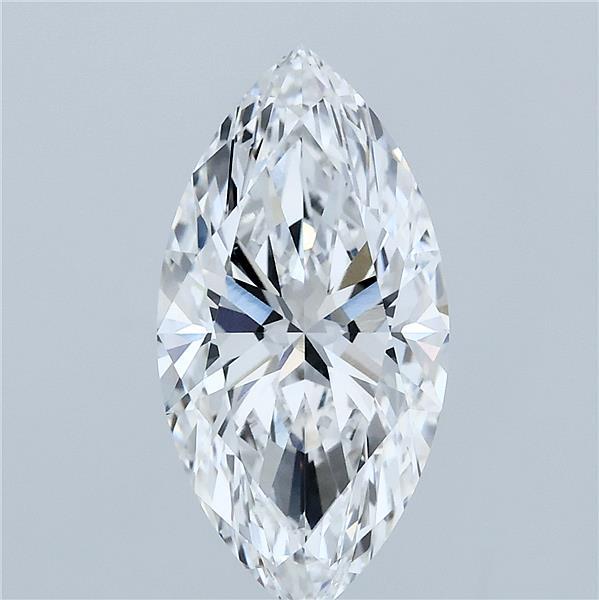 3.00 Carat Marquise Shaped, Ideal Cut, E Color, VVS2 Clarity, IGI Certified Lab Grown Diamond