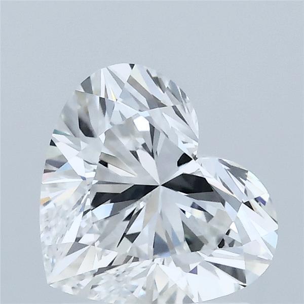 1.53 Carat Heart Shaped, Ideal Cut, D Color, VVS1 Clarity, IGI Certified Lab Grown Diamond