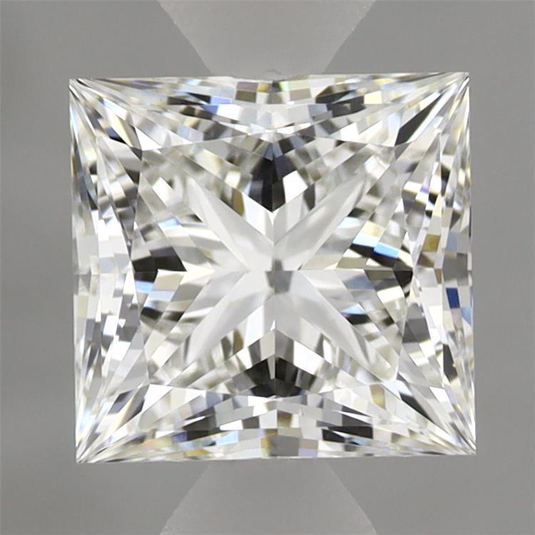 1.74 Carat Princess Shaped, Ideal Cut, F Color, VS1 Clarity, IGI Certified Lab Grown Diamond