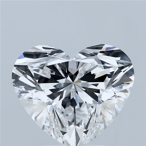 4.08 Carat Heart Shaped, Ideal Cut, D Color, VVS2 Clarity, IGI Certified Lab Grown Diamond
