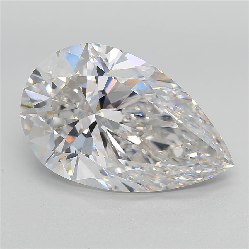 13.06 Carat Pear Shaped, Ideal Cut, E Color, VS1 Clarity, IGI Certified Lab Grown Diamond